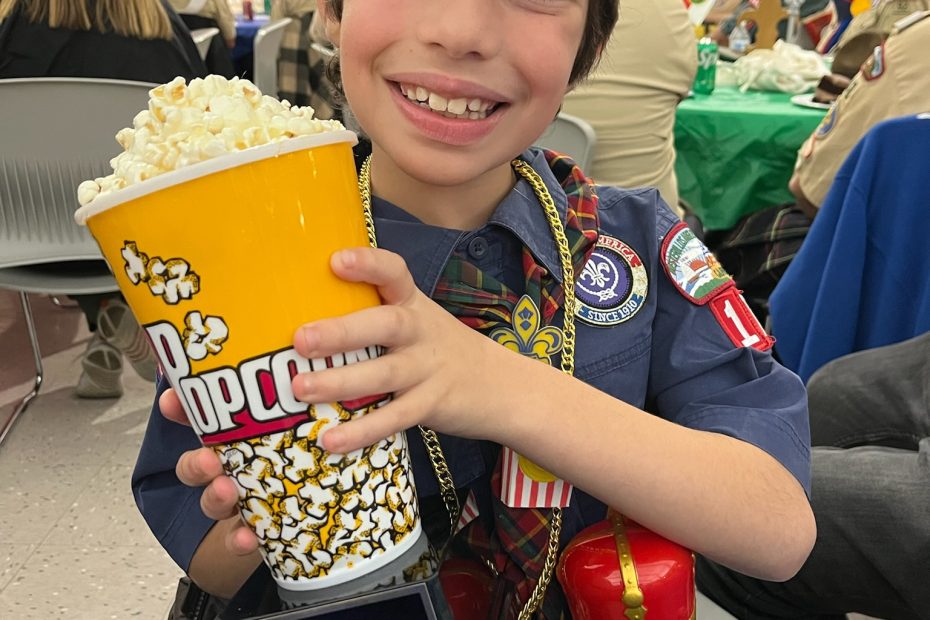 Woodland Hills Cub Scout "Popcorn King" Beats Sales Record