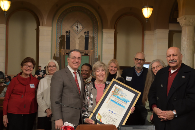 Friends of the Woodland Hills Library Honored at City Hall