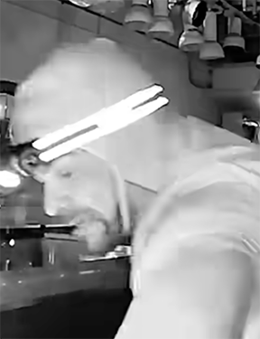 Burglar Drops from Roof Into Jewelry Store