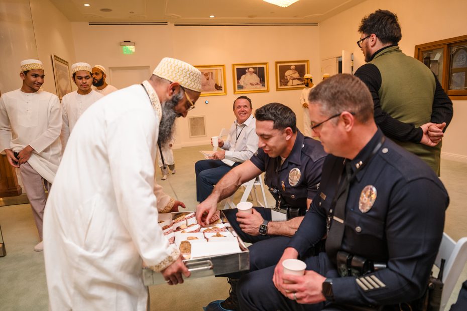 Sharing Faith and Food and Honoring First Responders