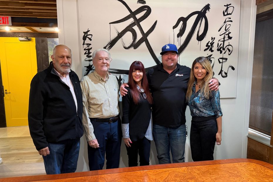 Calligraphy Artist Donates AAPI Artwork to Chamber